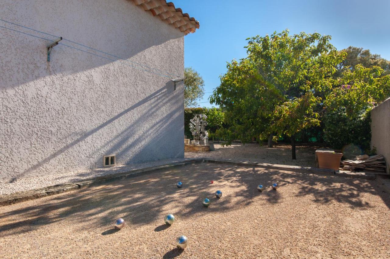 Villa Deidiere 6Pers/Piscine/Petanque/Clim Saint-Cyr-sur-Mer Bagian luar foto