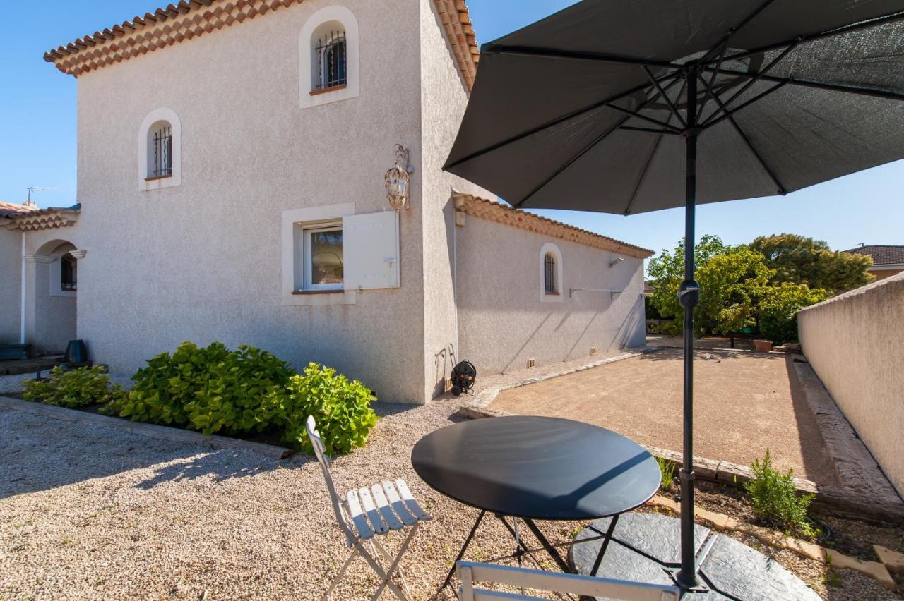 Villa Deidiere 6Pers/Piscine/Petanque/Clim Saint-Cyr-sur-Mer Bagian luar foto